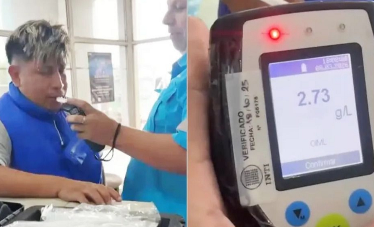 Imprudencia vial: un conductor sin licencia dio 2,73 de alcohol en sangre
