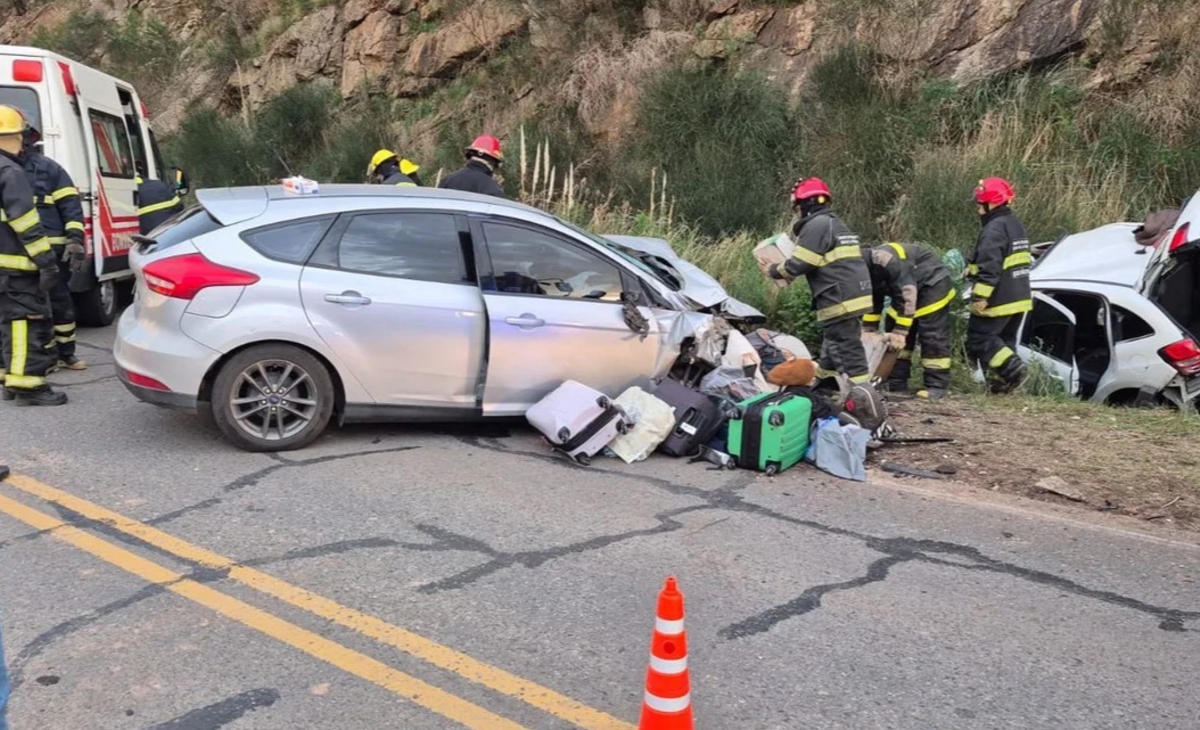 Fuerte siniestro vial en la ruta provincial N°76: 4 muertos y 3 heridos