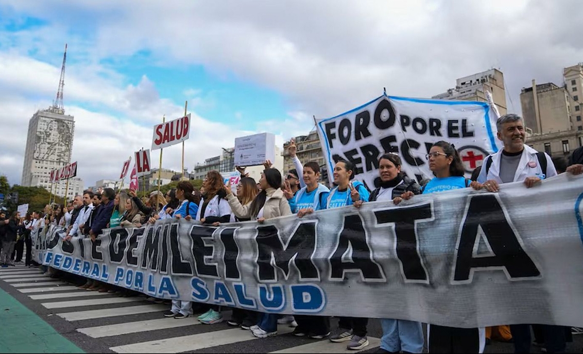Marcha Federal contra el ajuste en Salud