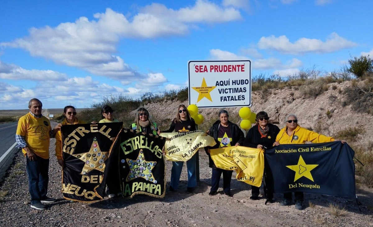 Una emotiva jornada en memoria de una familia en la RN 152