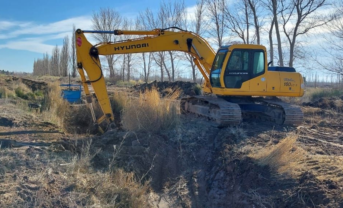 Mantenimiento esencial del riego en 25 de Mayo: el Ente del Río Colorado se prepara para la veda