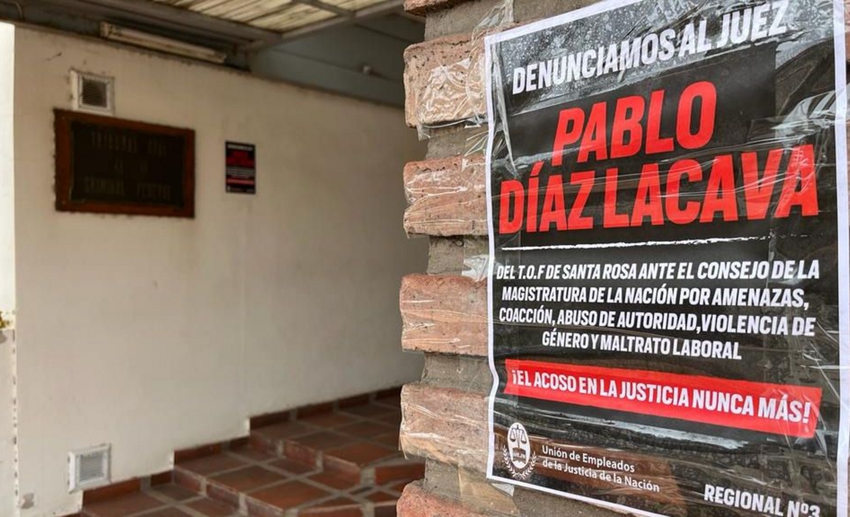 Declaran los integrantes del TOF en el "Jury" a Díaz Lacava