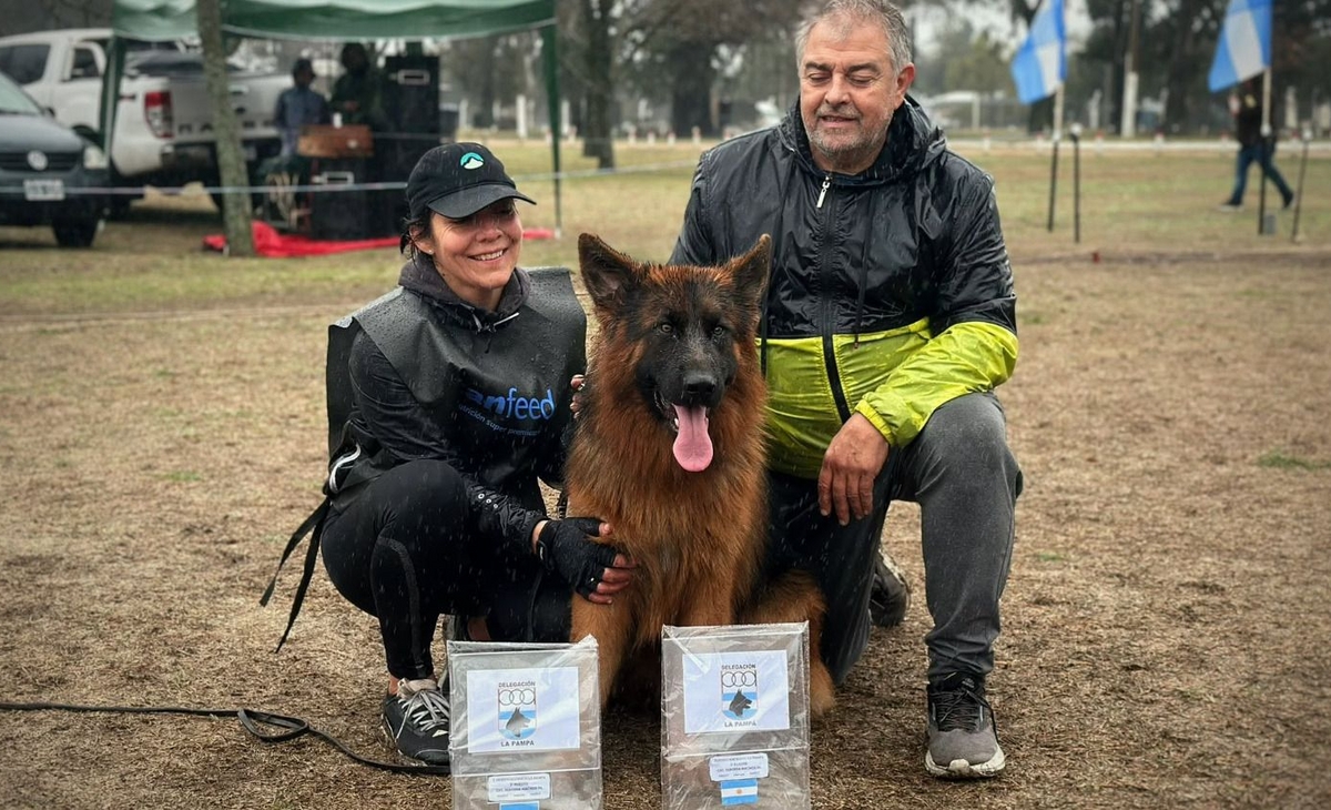 Toay brilla con una nueva jornada del Nacional de Pastor Alemán