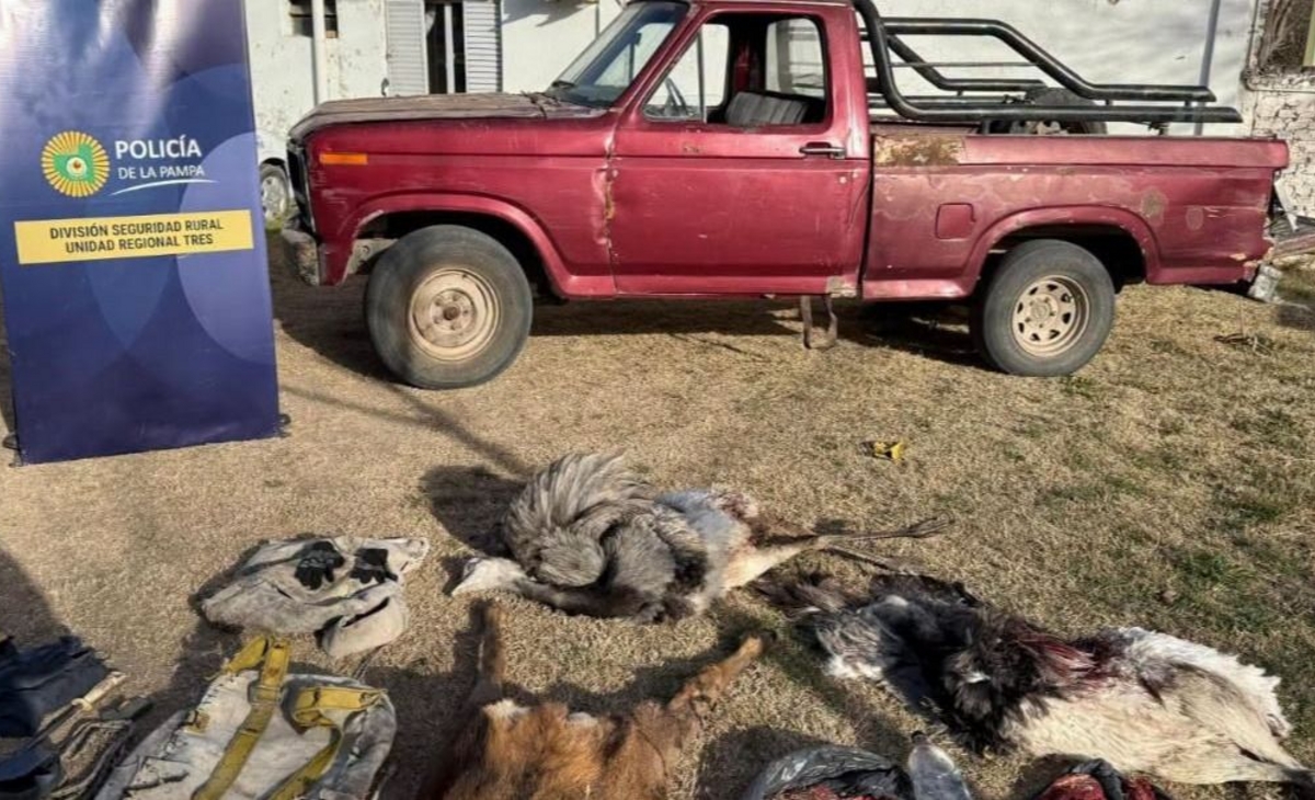 Furtivismo: detuvieron a ocho hombres y secuestraron tres camionetas