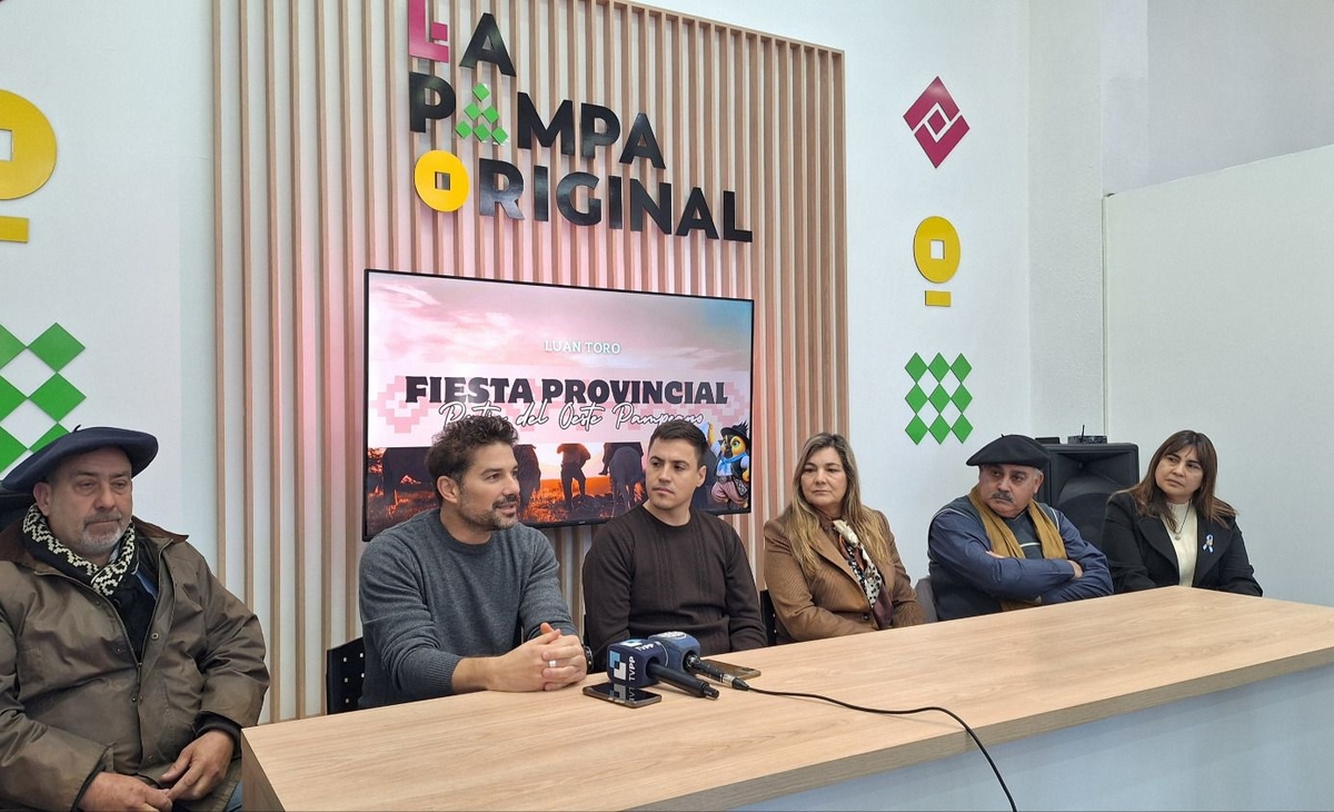 Anunciaron la Fiesta Provincial “Portal del Oeste Pampeano”