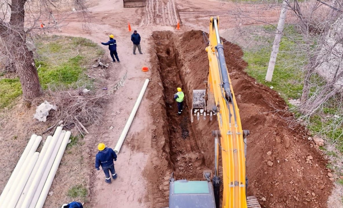 Una nueva red de cloacas transformará Villa Germinal