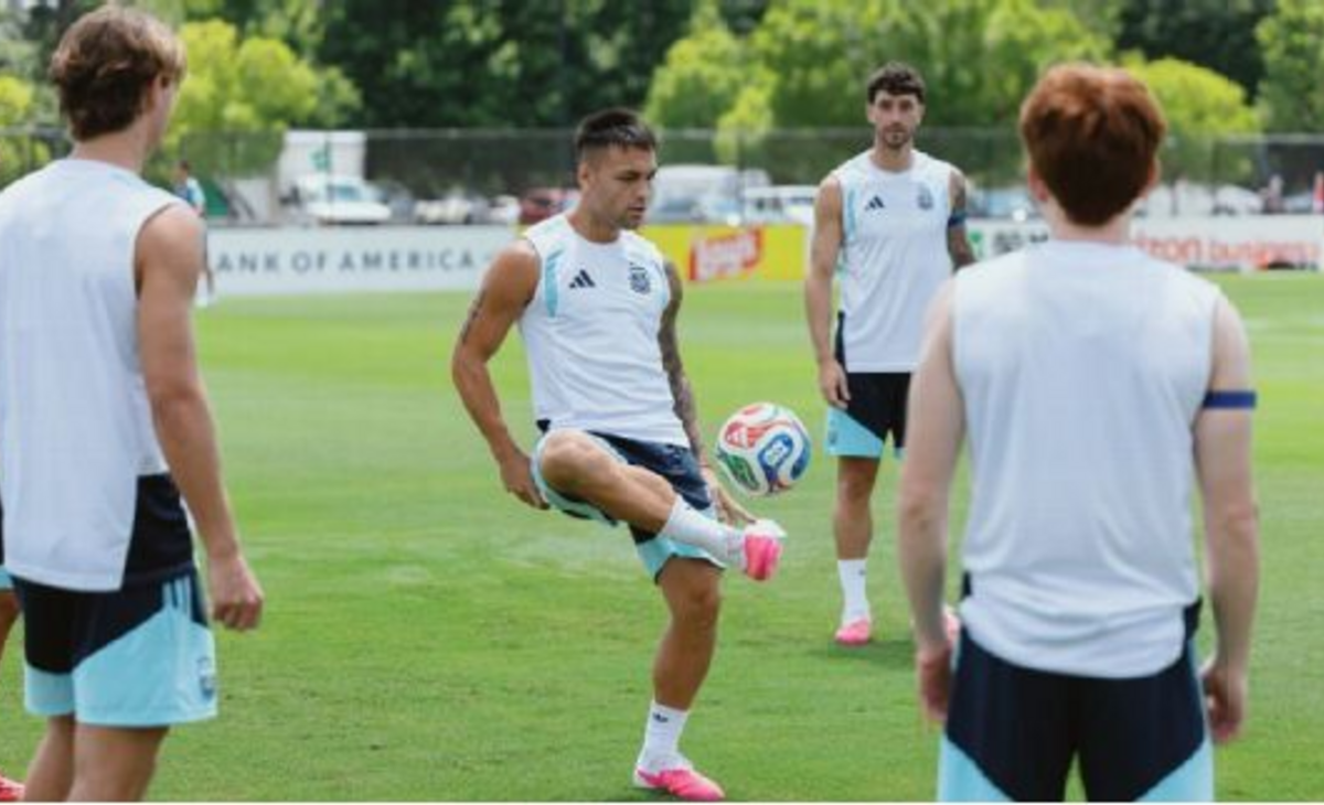 La Selección argentina volvió a los entrenamientos con la mente puesta en Suiza
