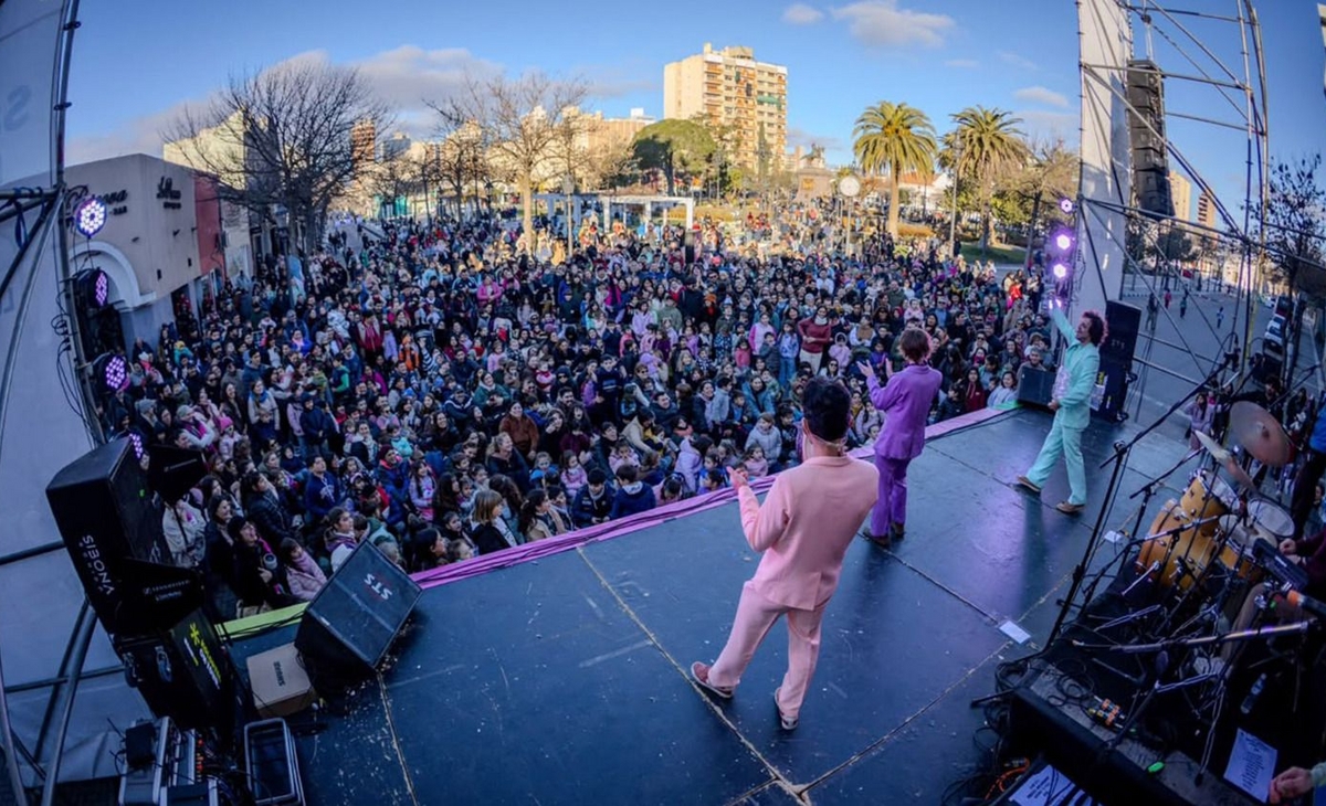 Los niños protagonistas de su festival