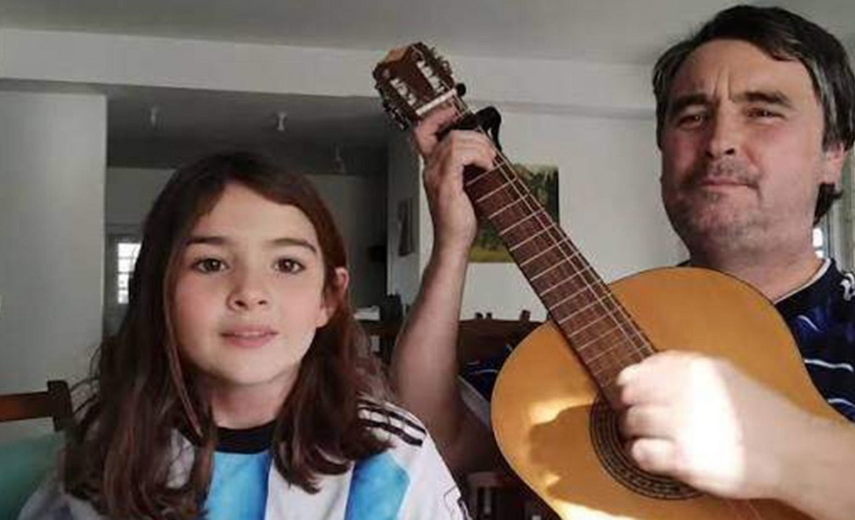 El payador de La Araña que es viral por cantarle a la Scaloneta