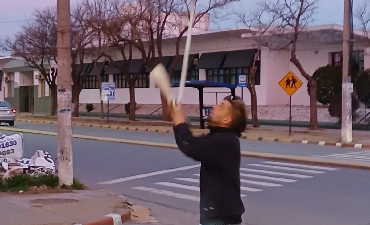El malabarista de los semáforos