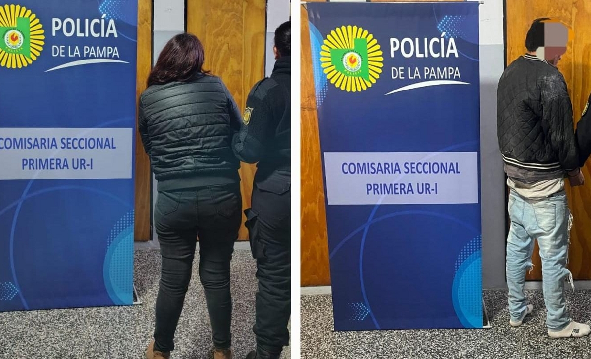 Interceptaron a una pareja después de hurtar elementos de una camioneta