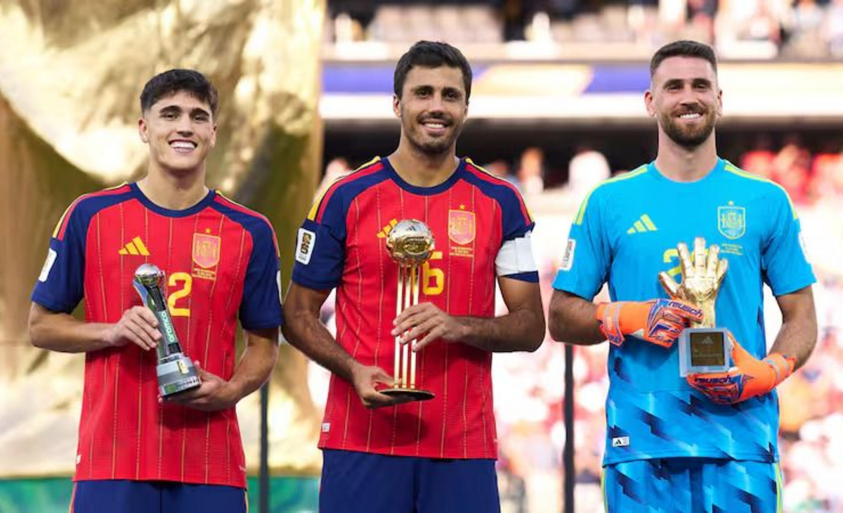 Rodri ganó el Balón de Oro como mejor jugador del Mundial 2026
