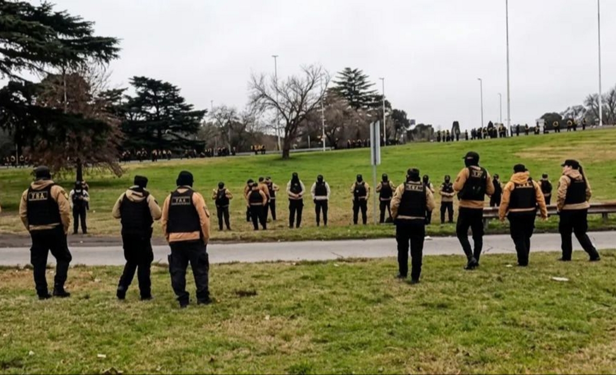 Megaoperativo de seguridad en Ezeiza por la llegada de la Selección