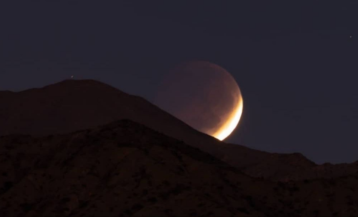 El Parque Lihuel Calel ofrece la observación de un eclipse de luna