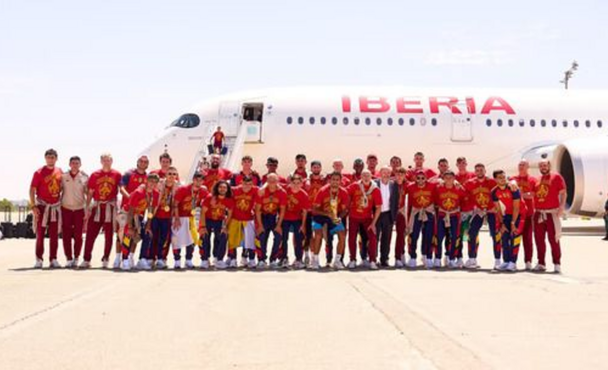 La Selección de España llegó a Madrid y prepara una celebración multitudinaria