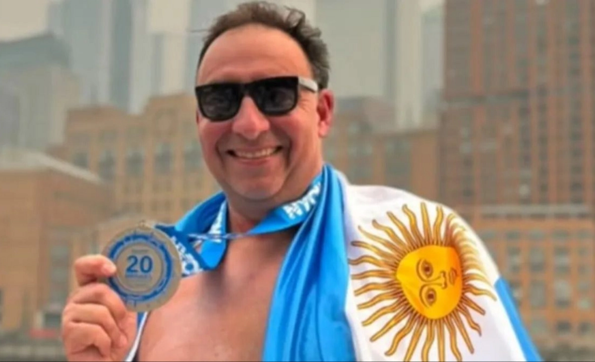 Hazaña en Nueva York: Mendocino rompió el récord de la vuelta a Manhattan