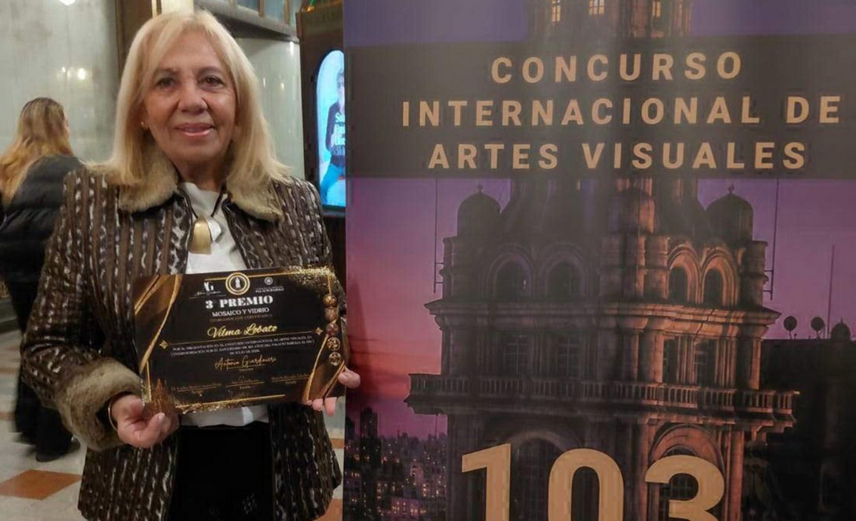Vilma Lobato fue premiada en un concurso internacional