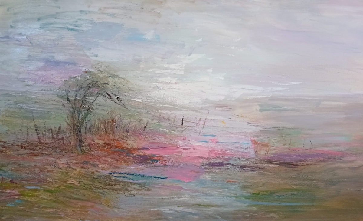 Con “La Pampa tenía un río”, Miguel García es finalista por el Premio Federal de Pintura