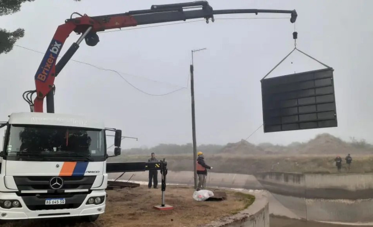 Avanza una obra clave para el sistema de riego de más de 22.000 hectáreas
