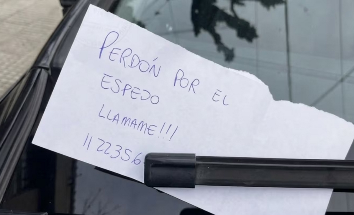 Nueva estafa: rompen el espejo, dejan nota y acceden a la cuenta bancaria