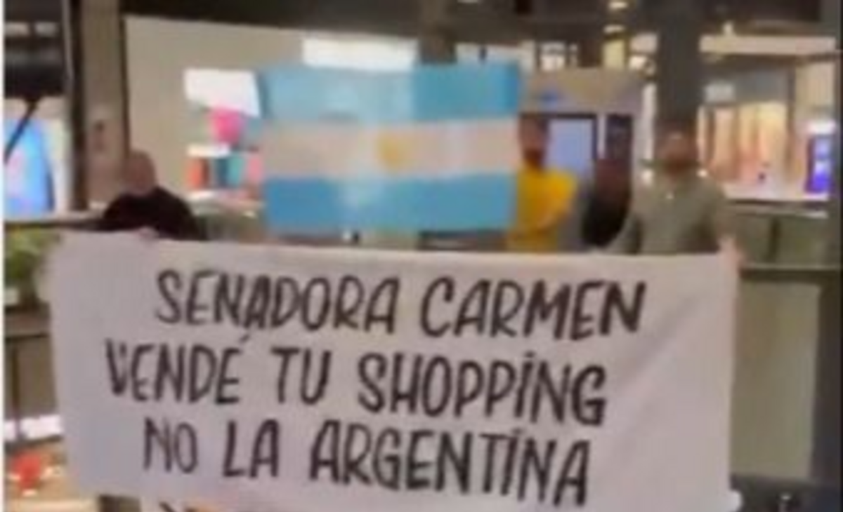 Escrache a senadora libertaria: "Vendé tu shopping no la Argentina"