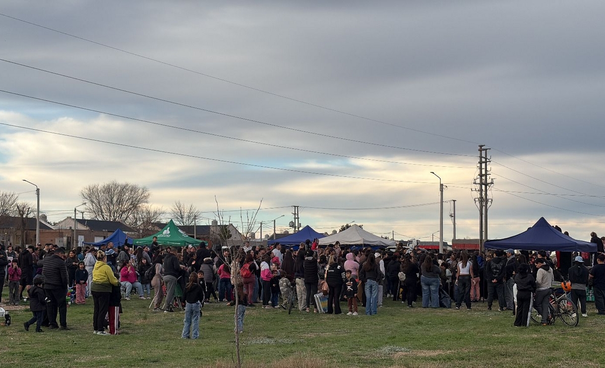 Día de la Niñez: más de 1.000 personas participaron de jornada en barrio de Santa Rosa