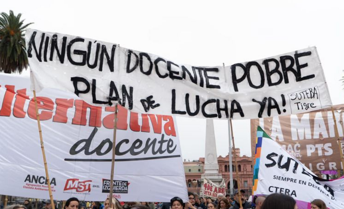 Ctera rechazó los salarios y advirtió que el país se quedará "sin maestros”