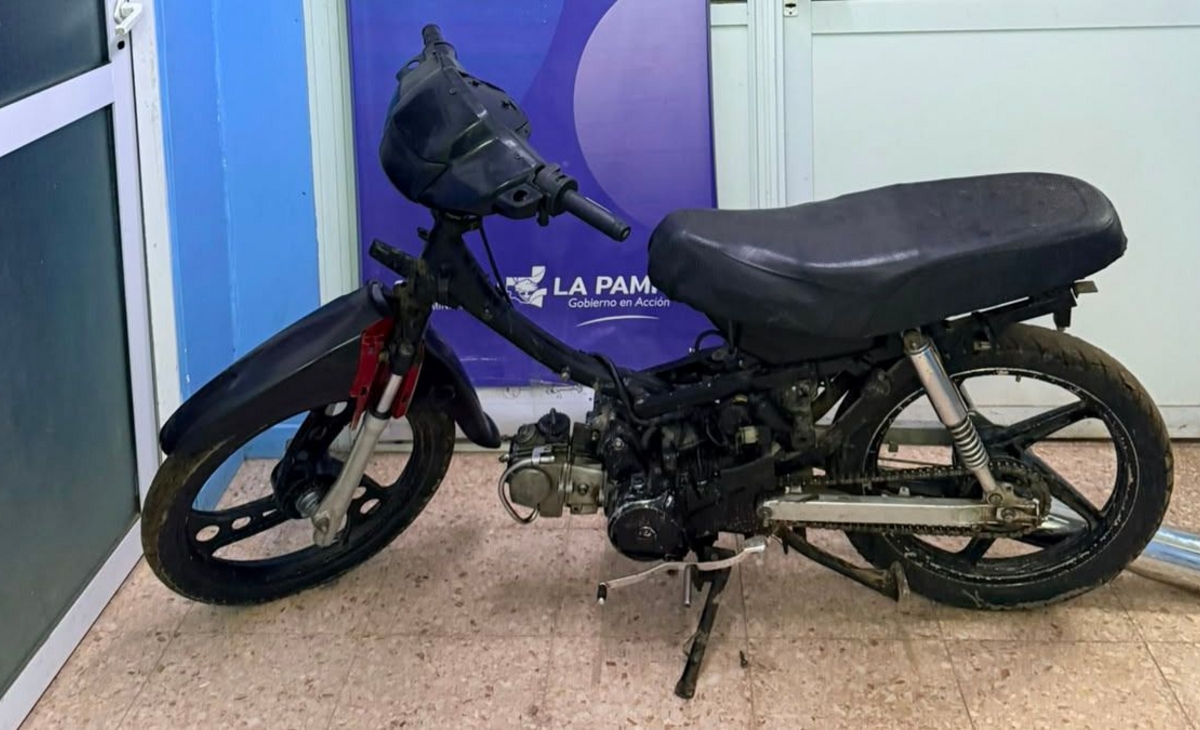 Recuperaron una moto robada en Santa Rosa