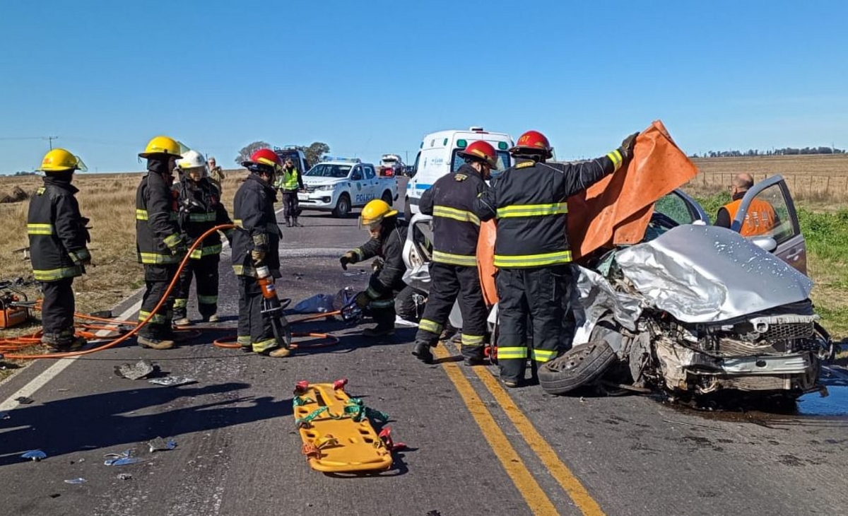 Tragedia en la Ruta Provincial 101: un fallecido y varios heridos tras fuerte choque