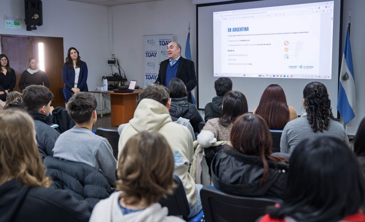 Toay: realizaron jornada de sensibilización y debate sobre trabajo infantil