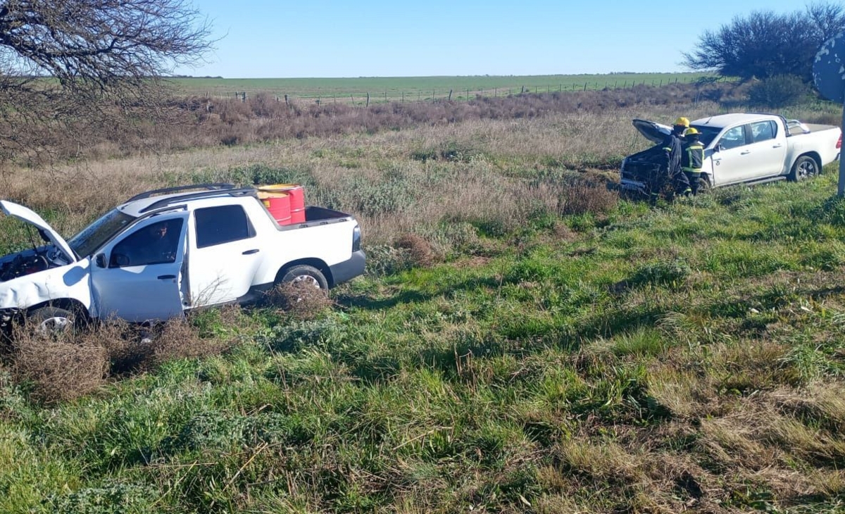 Cuádruple choque en la Ruta 35: un accidente que movilizó a emergencias