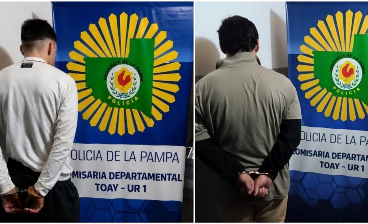 Dos hombres arrestados en Toay tras serie de robos