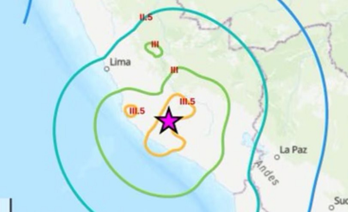 Perú: fuerte sismo de magnitud 7,2 en la región de Ayacucho