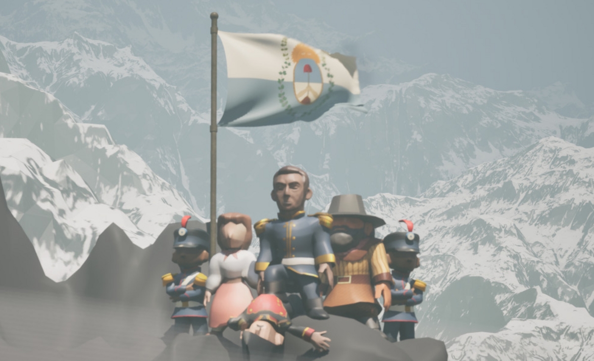Crearon un nuevo videojuego que recrea las campañas de San Martín