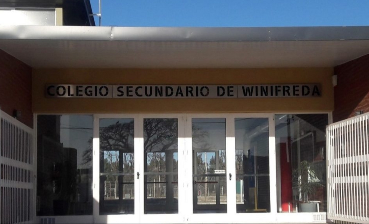 Reclamo de estudiantes en el colegio secundario de Winifreda