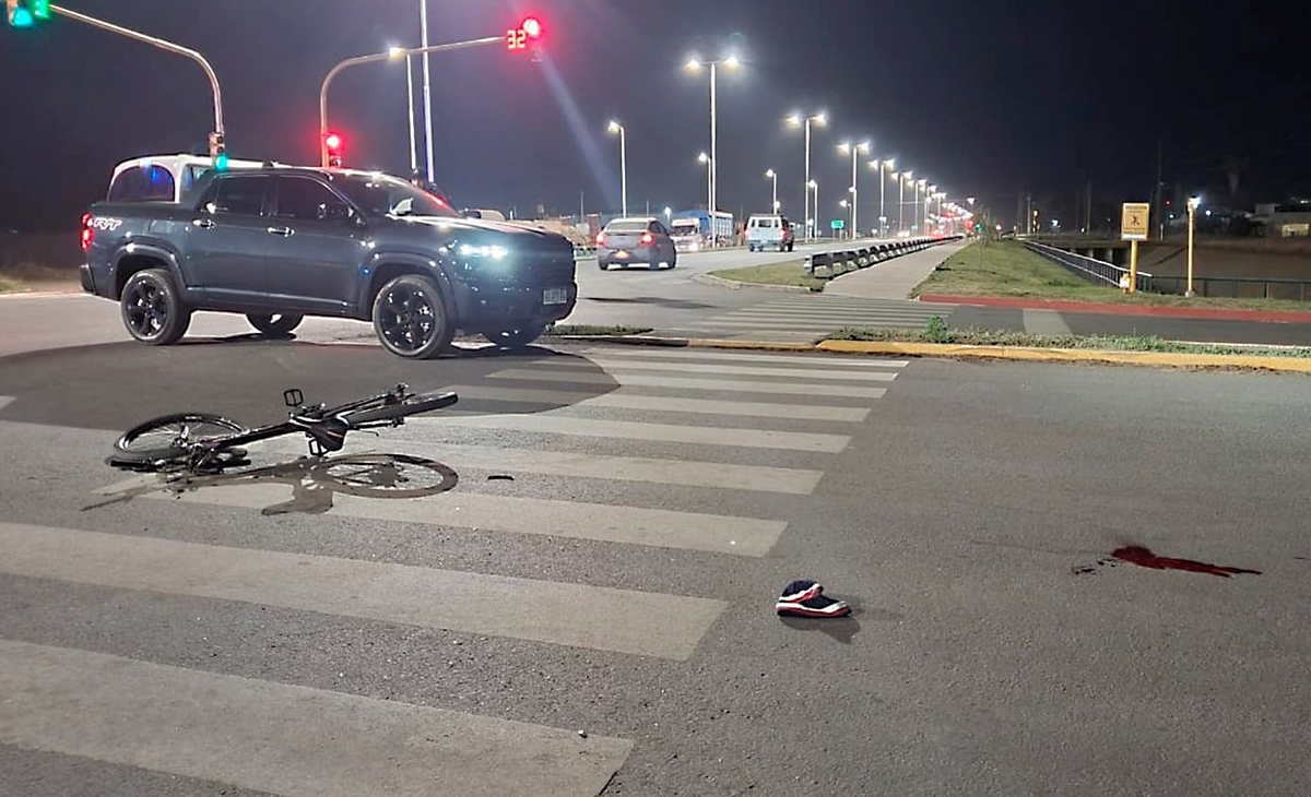 Falleció ciclista tras choque
