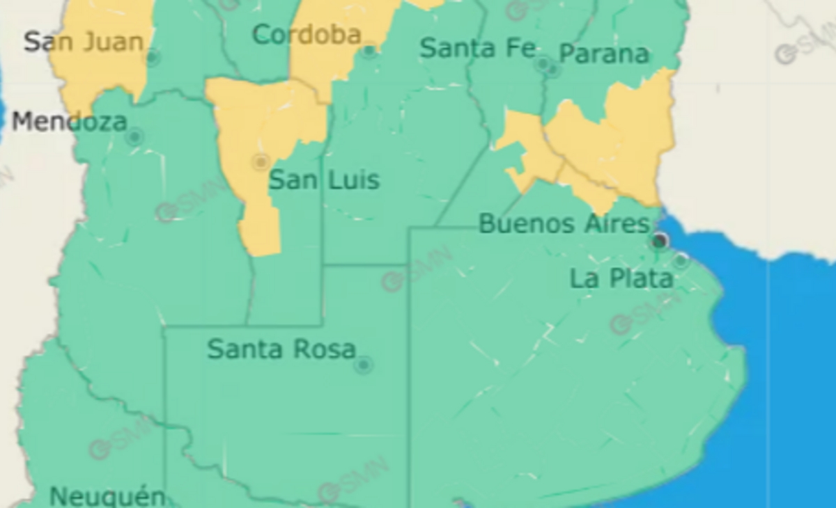 Alerta meteorológica por tormentas fuertes