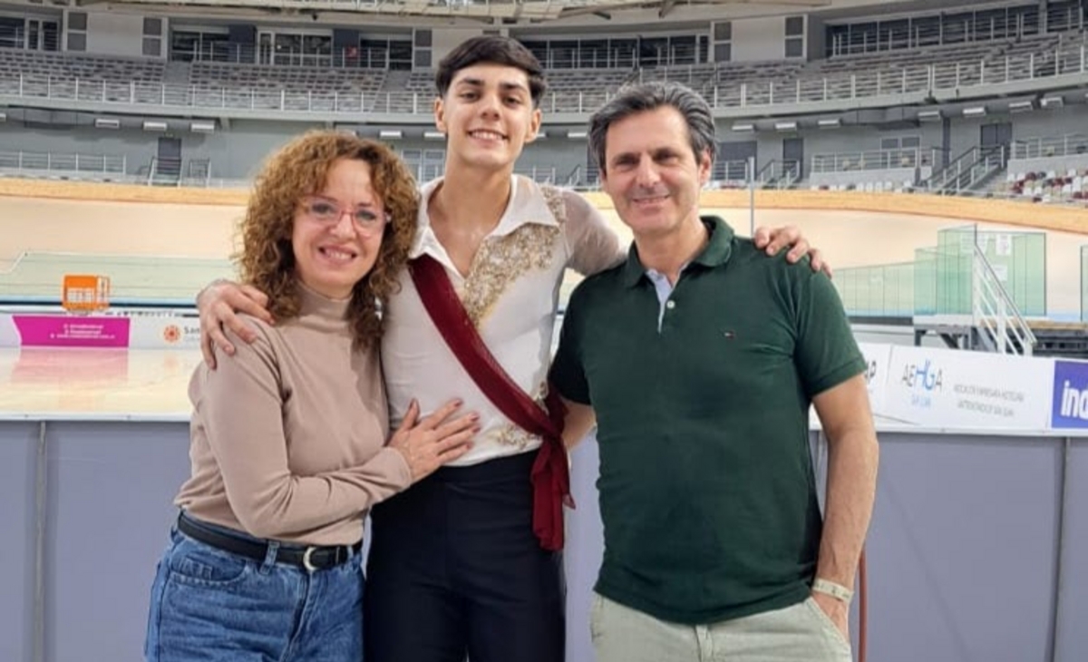 Nacho Gutiérrez campeón nacional de patín artístico