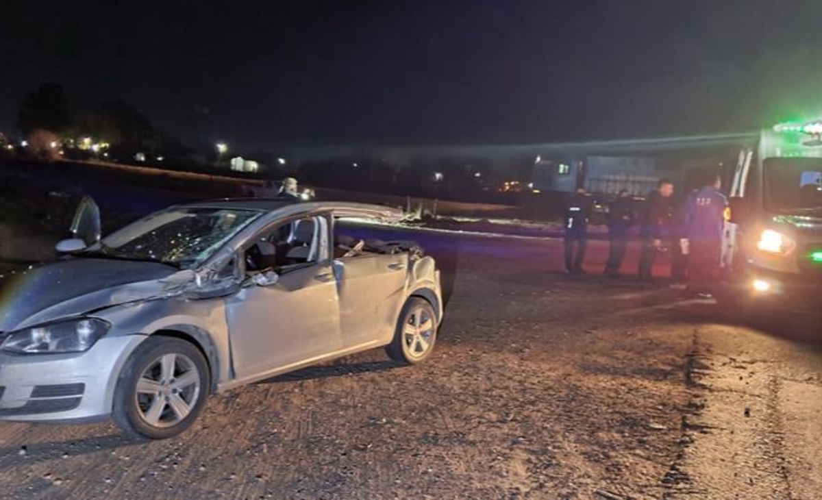 Pico: un tren embistió a un auto en la Circunvalación