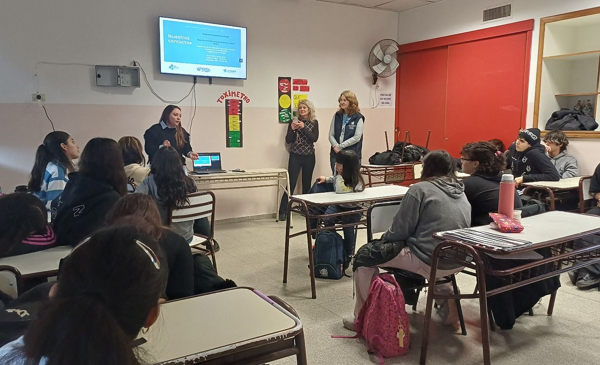 Estudiantes secundarios se conectan con la matriz productiva provincial