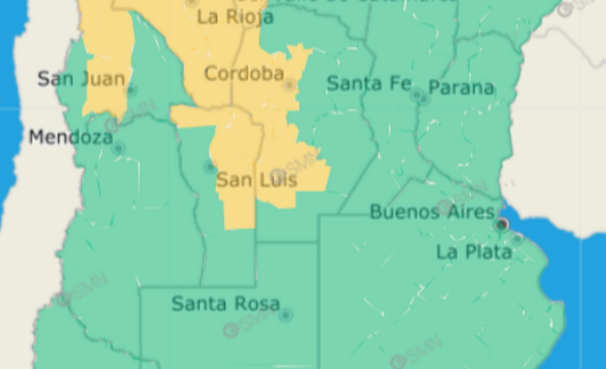 Alerta meteorológica por tormentas fuertes