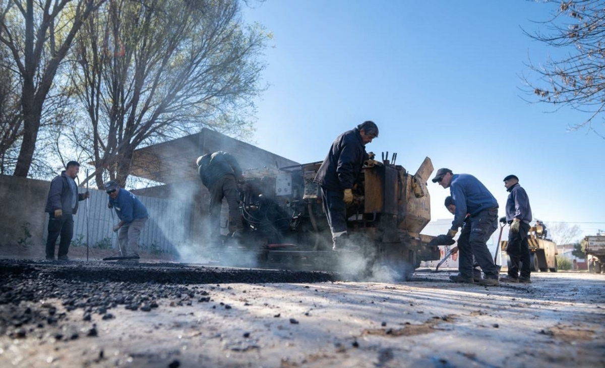 La pavimentación del barrio Plan 5.000 finalizará a fines de este mes
