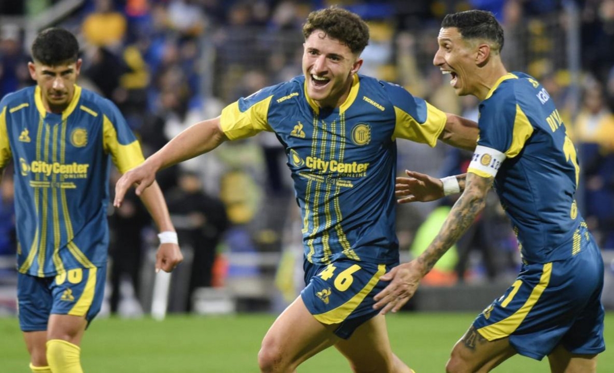 Rosario Central le ganó a Argentinos y se acercó en la tabla anual