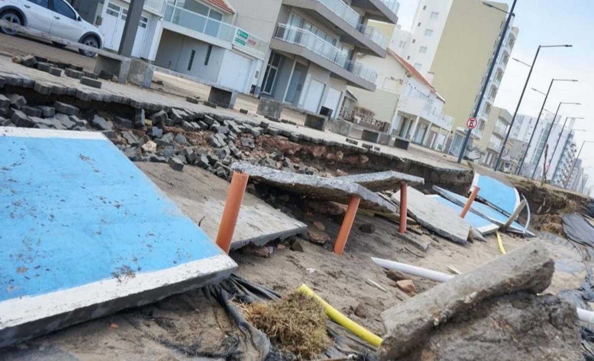 Evalúan los daños después de la ciclogénesis y trabajan para la recuperación