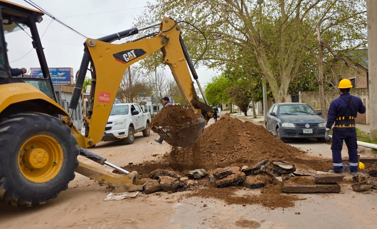 Renovaron 110 metros de cloacas en Villa Alonso