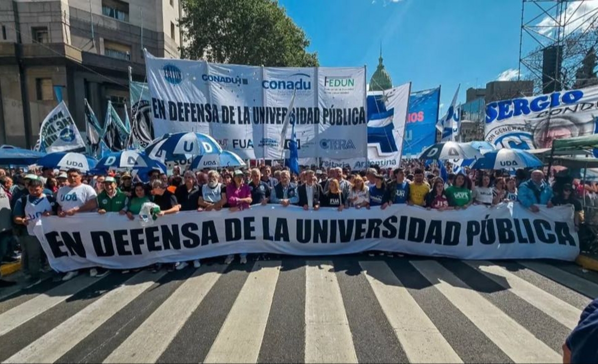 Nuevo paro de 72 horas de docentes universitarios por la Ley de Financiamiento