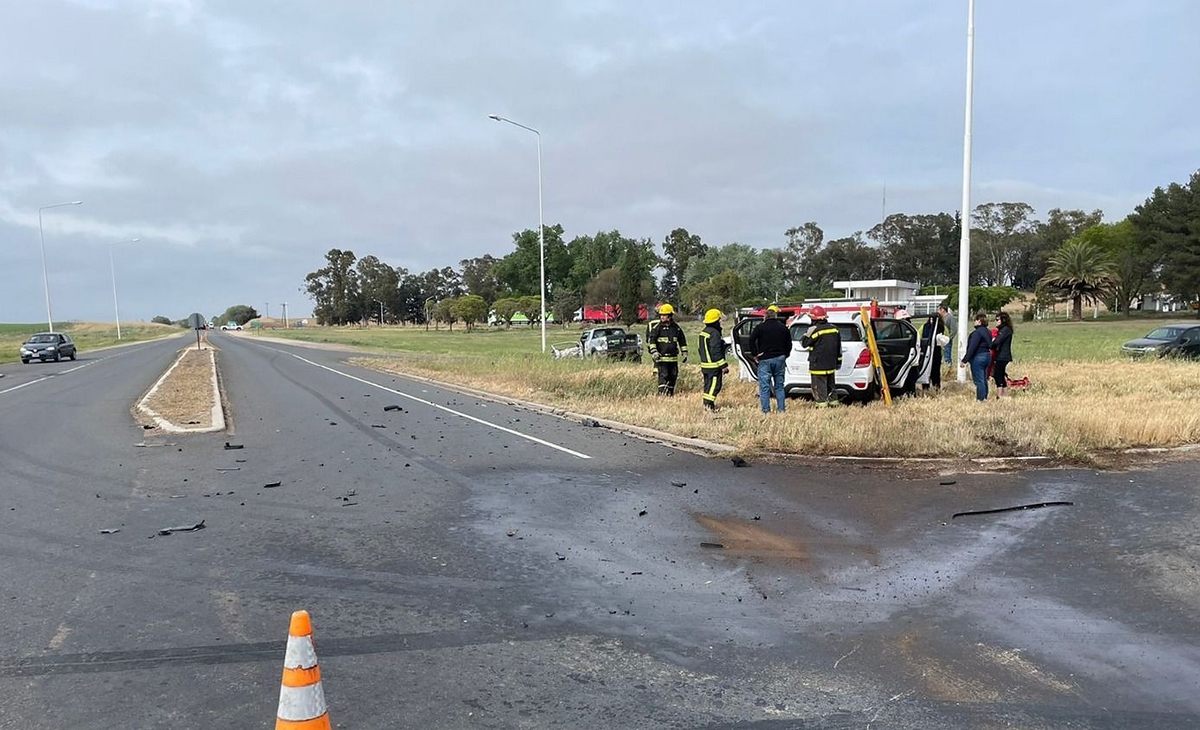 Un muerto en un choque en cruce de rutas 1 y 14