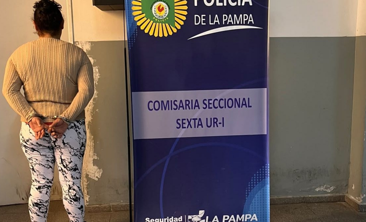 Una mujer robó herramientas de un garaje y la atraparon