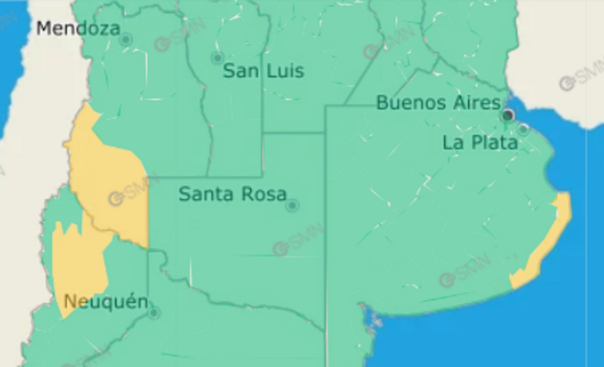 Alerta meteorológica por lluvias y nevadas