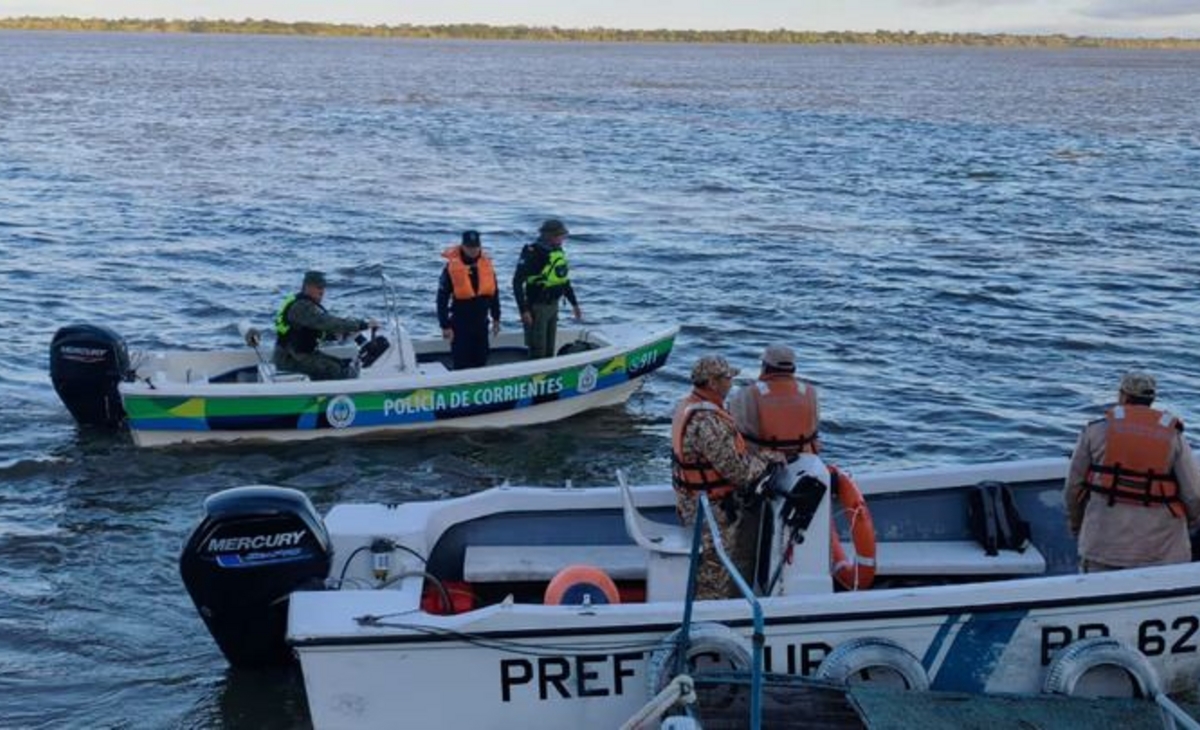 Amplio operativo: buscan a dos peones que desaparecieron en aguas del Paraná